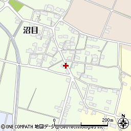 長野県須坂市沼目町周辺の地図