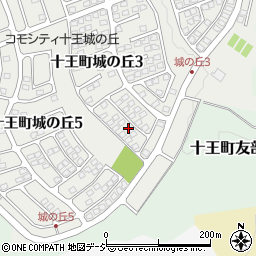 茨城県日立市十王町城の丘3丁目6-12周辺の地図