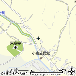 栃木県那須烏山市小倉424-1周辺の地図