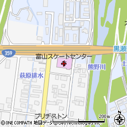 富山スケートセンター周辺の地図