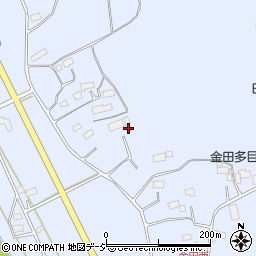 栃木県宇都宮市金田町614周辺の地図