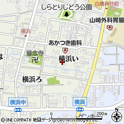 石川県津幡町（河北郡）横浜（い）周辺の地図