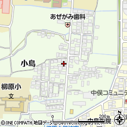 長野県長野市小島715周辺の地図