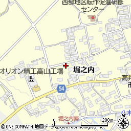 長野県上高井郡高山村高井153周辺の地図