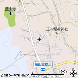 栃木県那須烏山市滝田781周辺の地図