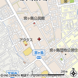 富山県富山市婦中町宮ケ島周辺の地図