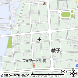 富山県小矢部市綾子3816周辺の地図
