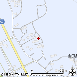 栃木県宇都宮市金田町611周辺の地図