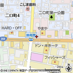 もみつぼ５富山掛尾店周辺の地図