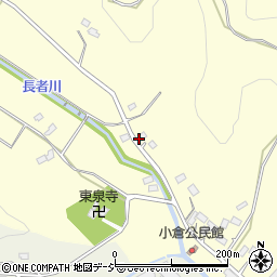 栃木県那須烏山市小倉664-1周辺の地図