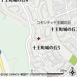 茨城県日立市十王町城の丘5丁目2-13周辺の地図