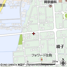 富山県小矢部市綾子3847周辺の地図