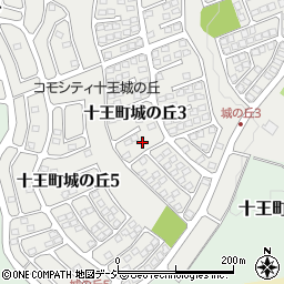 茨城県日立市十王町城の丘3丁目5周辺の地図