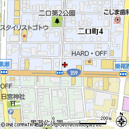 スタジオアリス富山店周辺の地図
