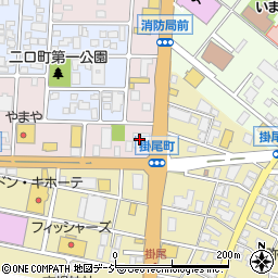 北陸銀行富山南中央支店周辺の地図