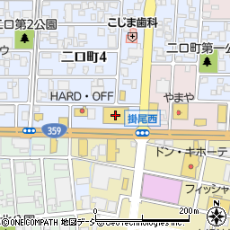 スギ薬局　富山二口店周辺の地図