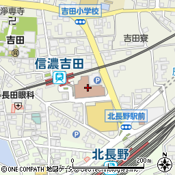 八十二銀行吉田支店周辺の地図
