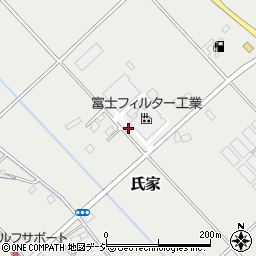 栃木県さくら市氏家232周辺の地図