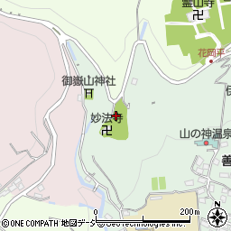 小丸山公園周辺の地図
