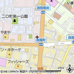 北陸銀行　富山市場出張所周辺の地図