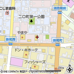 富山県富山市掛尾栄町周辺の地図