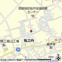 長野県上高井郡高山村高井232-1周辺の地図