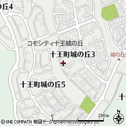 茨城県日立市十王町城の丘3丁目3-10周辺の地図