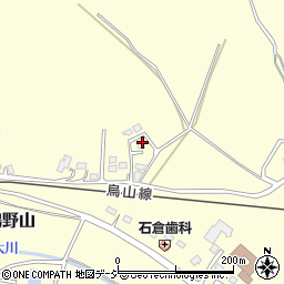 栃木県那須烏山市鴻野山268周辺の地図