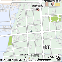 富山県小矢部市綾子3858周辺の地図