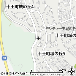 茨城県日立市十王町城の丘5丁目1周辺の地図