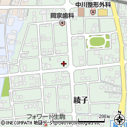 富山県小矢部市綾子3854周辺の地図