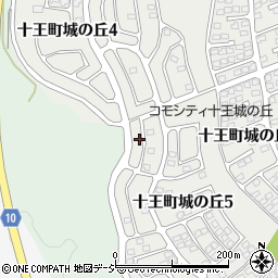 茨城県日立市十王町城の丘5丁目1-4周辺の地図