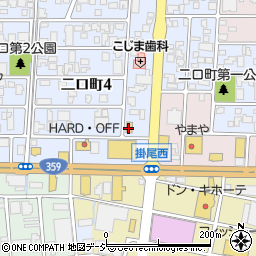 セブンイレブン富山二口町４丁目店周辺の地図
