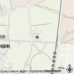 長野県須坂市南小河原町821周辺の地図