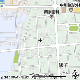 富山県小矢部市綾子3872周辺の地図