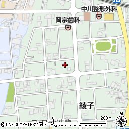 富山県小矢部市綾子3877周辺の地図