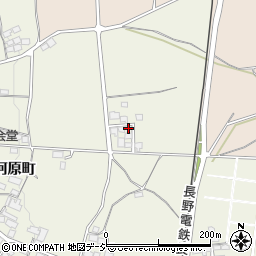 長野県須坂市南小河原町821-10周辺の地図