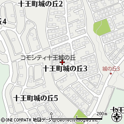 茨城県日立市十王町城の丘3丁目2-8周辺の地図