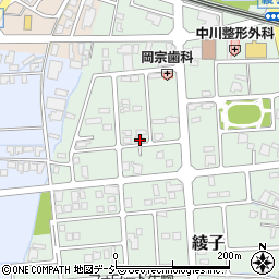 富山県小矢部市綾子3900周辺の地図