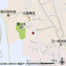栃木県那須烏山市滝田825-1周辺の地図