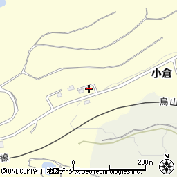 栃木県那須烏山市小倉1006周辺の地図