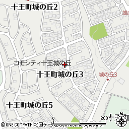 茨城県日立市十王町城の丘3丁目2-6周辺の地図