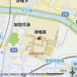 石川県立津幡高等学校周辺の地図