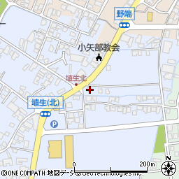 富山県小矢部市埴生1454周辺の地図