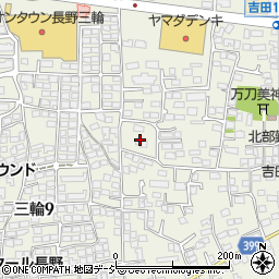 長野県長野市吉田1丁目25周辺の地図