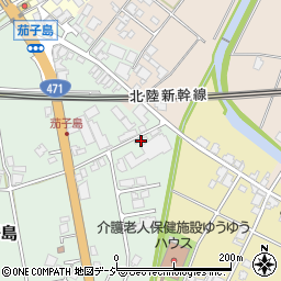 富山県小矢部市茄子島201周辺の地図