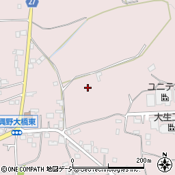 栃木県那須烏山市興野周辺の地図