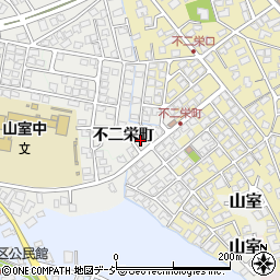 富山県富山市不二栄町周辺の地図