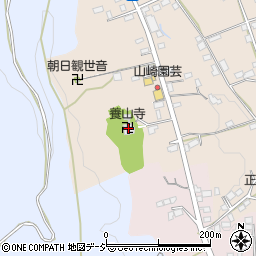 養山寺周辺の地図