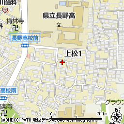 上松南公園トイレ周辺の地図